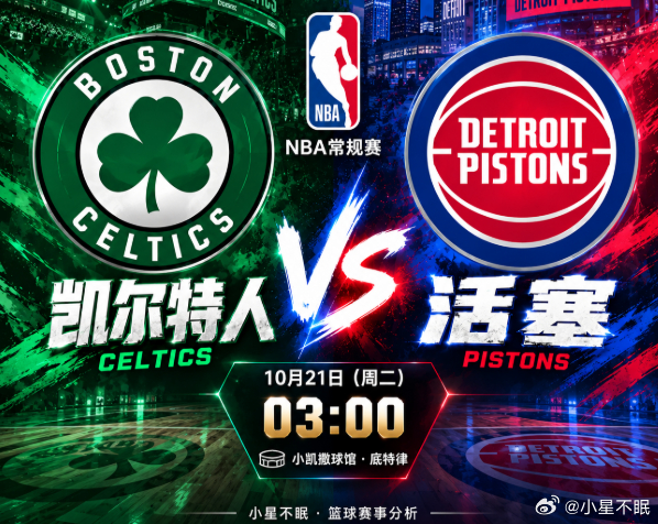 🏀 【小星前瞻】凯尔特人VS活塞：东部榜眼碰上常规赛第一，揭幕战就要动真格！⏰