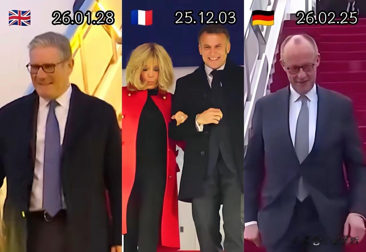 三个月内，欧洲三巨头，接连到访北京。

从去年12月开始，法国总统马克龙打头阵，