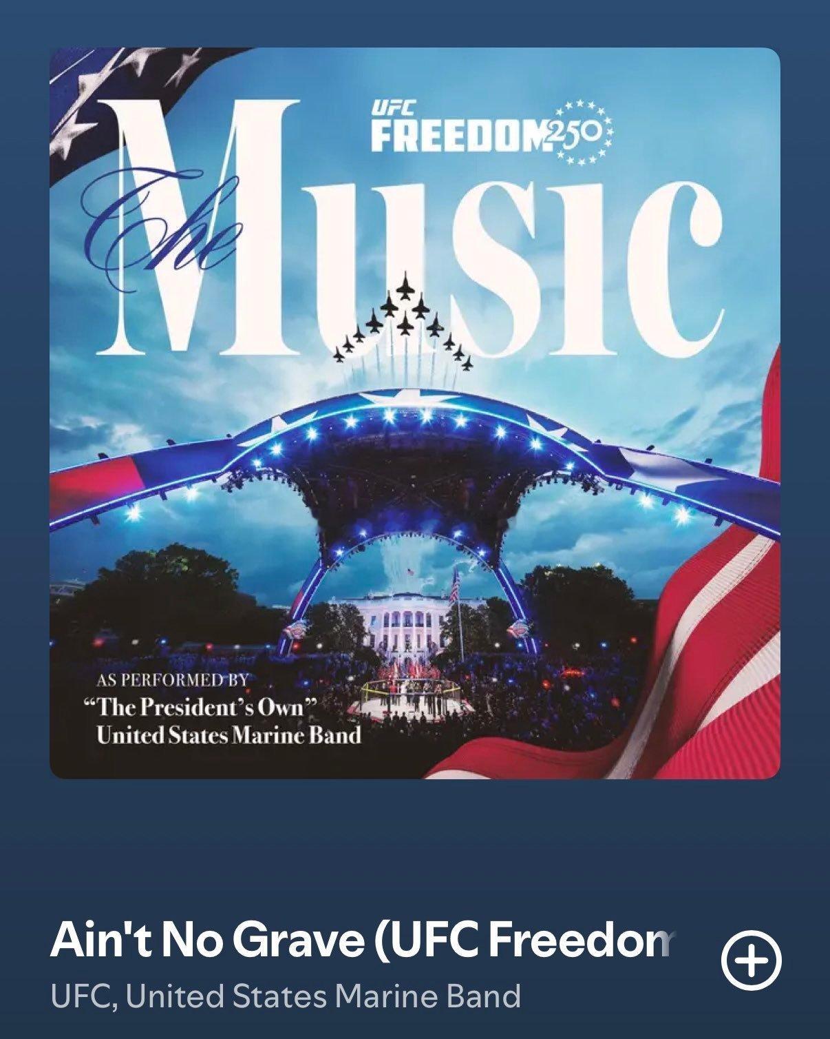 UFC Freedom 250官方专辑已在各大音乐平台上线。UFC上海 王聪VS