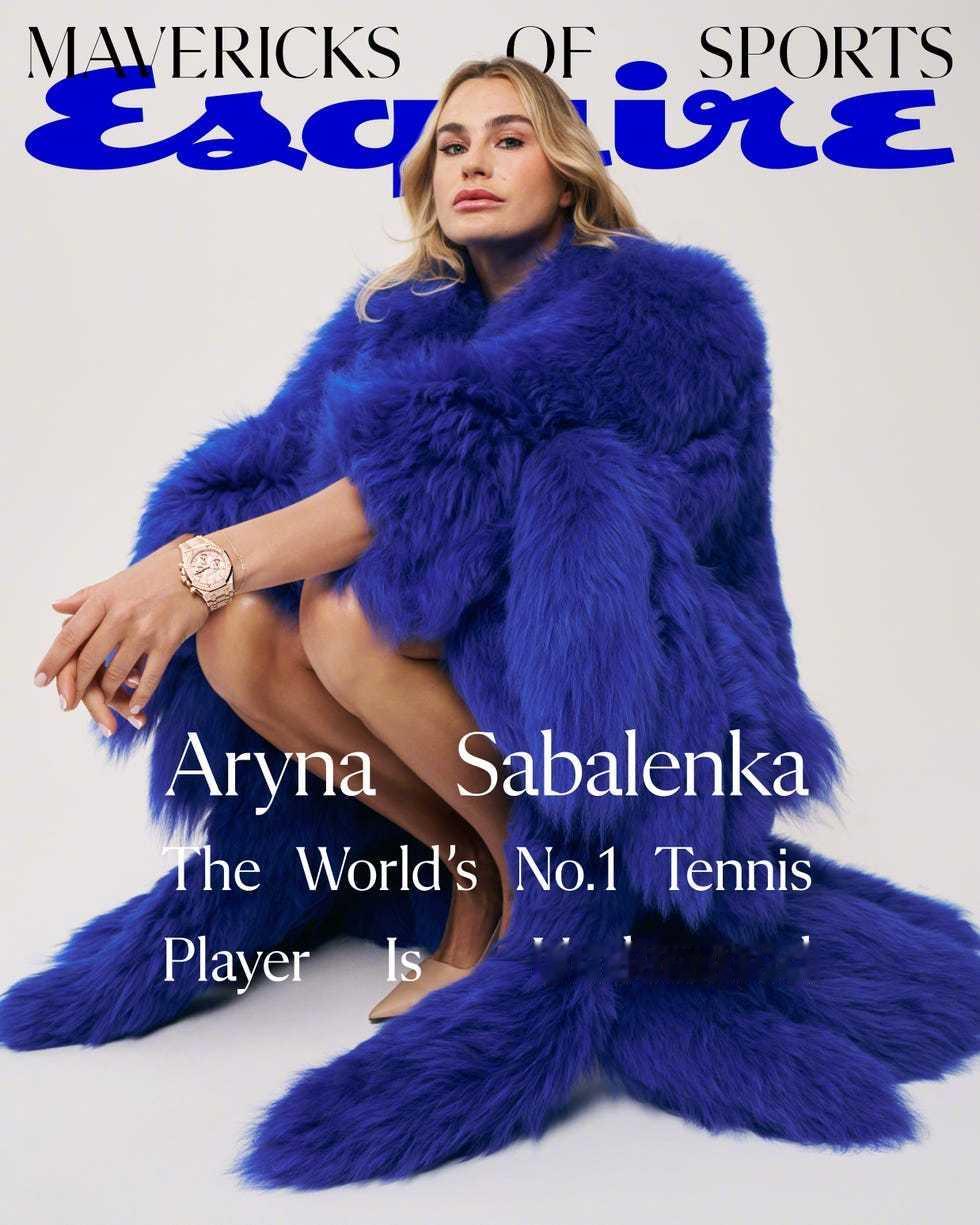 Aryna Sabalenka 萨巴伦卡穿着Gucci登封Esquire 📷 