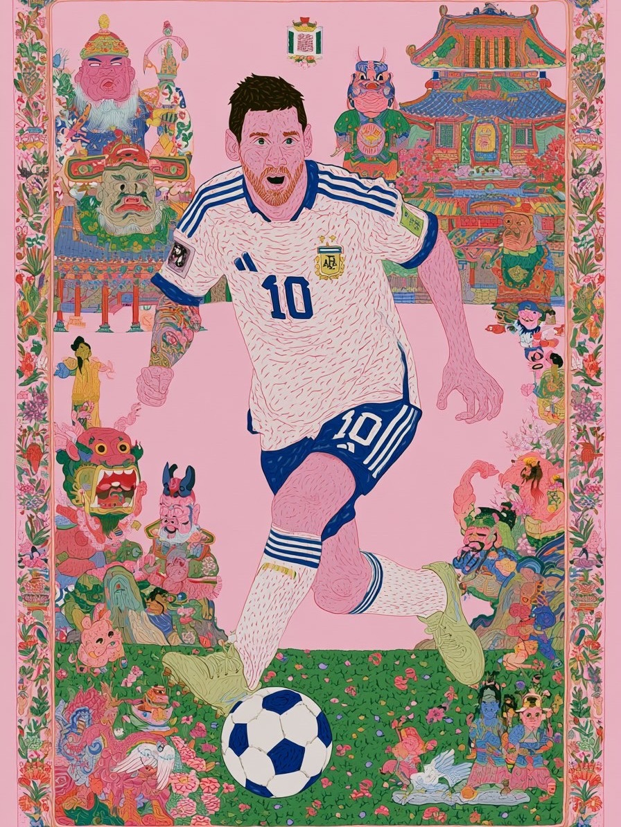 BootsIllustration Leo MessiBy Gizem Akda