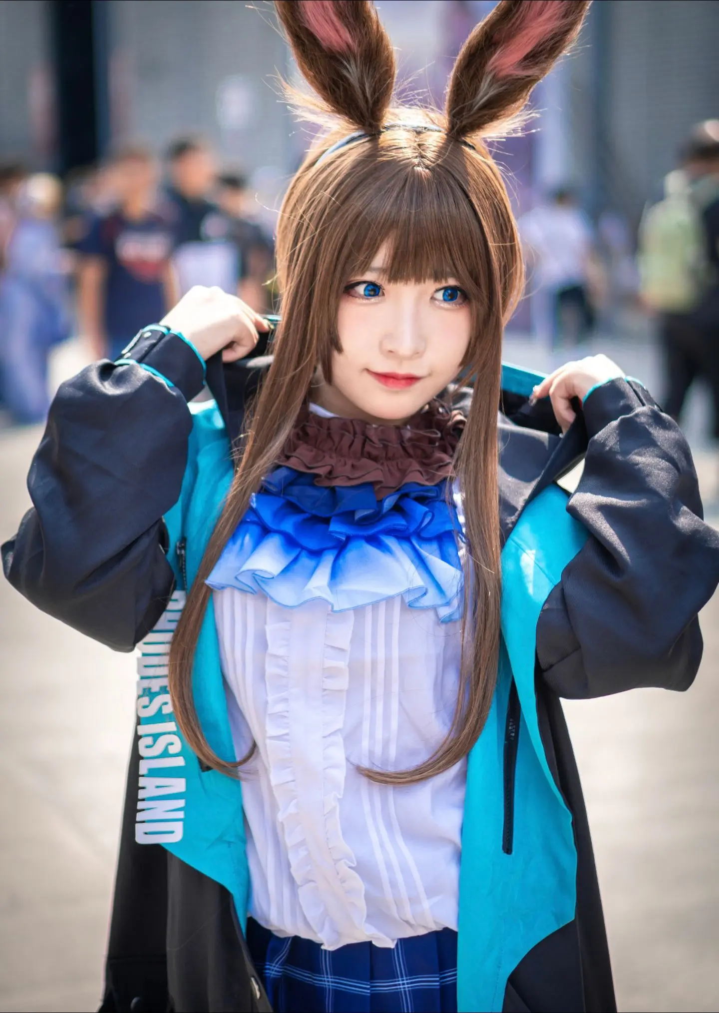 漫展养眼造型大赏 二次元少女 明日方舟cos cosplay 漫展返图