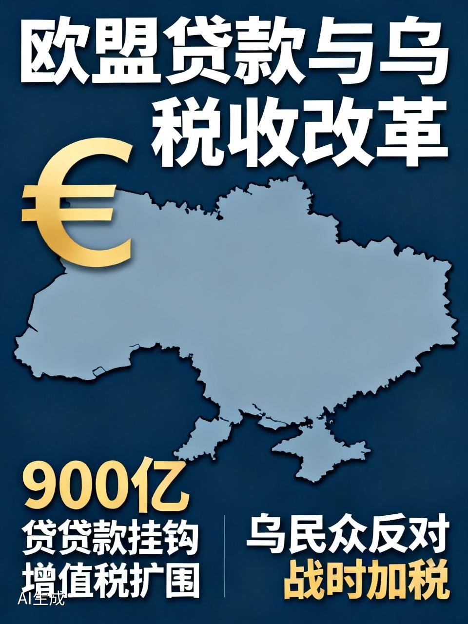 欧盟够狠，乌克兰想要900亿欧元贷款先加税！欧盟把900亿对乌贷款中的84亿宏观