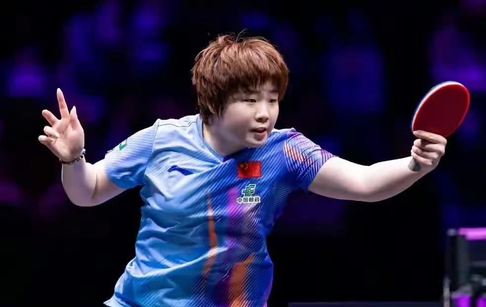 蒯曼虽然没能拿下张本美和，但球迷仍然给了她温暖的鼓励，来看：

虽然以3：4的比