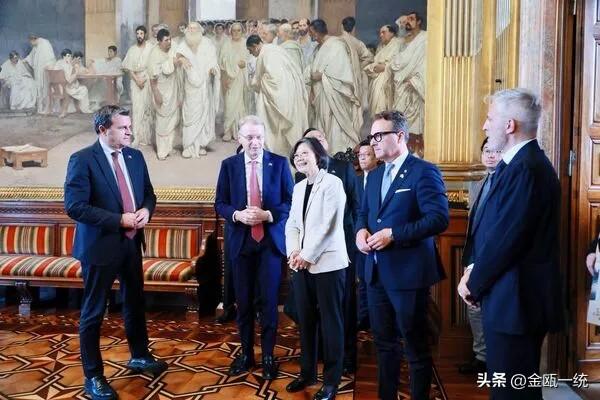 意大利副参议长亲自接待走进国会 蔡英文：非常有意义的一步

蔡英文近日窜至意大利
