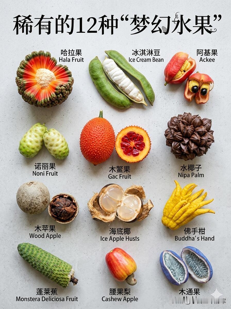 我敢说，你可能一种都没吃过！这12种水果太魔幻了

以前总觉得自己吃过不少水果，