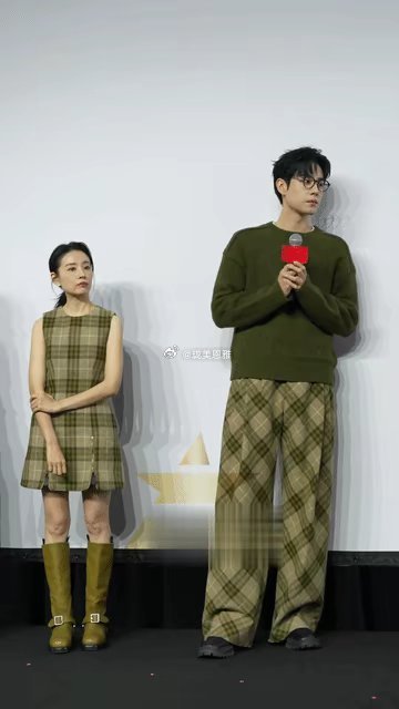 董洁看起来好弱小无助……这算是最萌身高差吗
