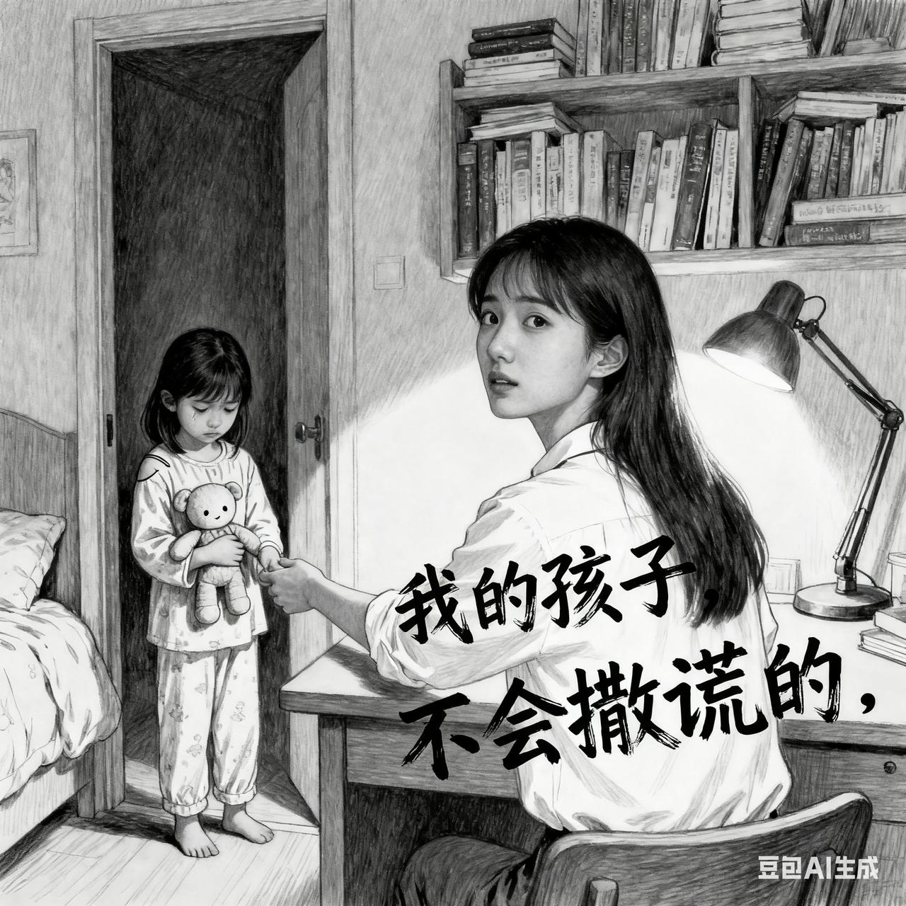 我的孩子不会撒谎的！
这样的话没少听吧，
就像育英学校那位妈妈一样，
对这句话深