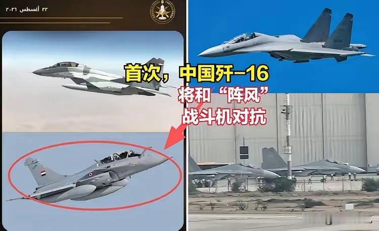 这算盘打的啪啪响！
看完演习还继续买阵风，埃及这波操作很多人看不懂。
中埃搞联合