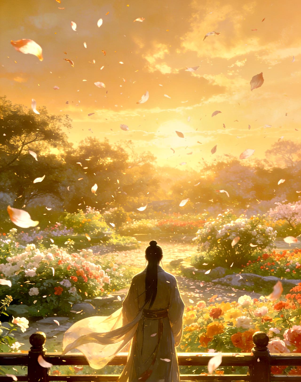 【原创作品】
  七绝•花事阑珊
        文/张和平
乱红如雨扑衣冠，布