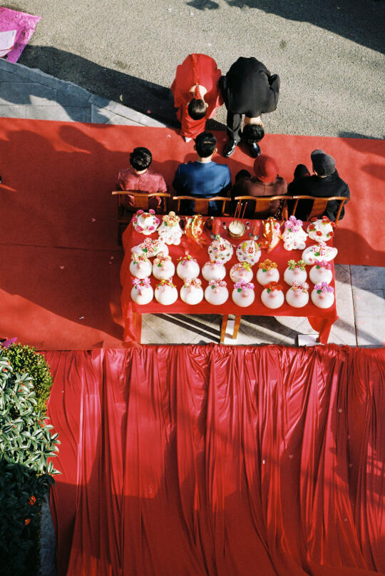 「囍」婚礼這一天的新与旧·拜天地