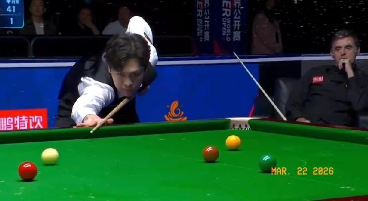 斯诺克玉山公开赛决赛第二阶段第10–13局比赛结束，火箭奥沙利文7-6重新树立领