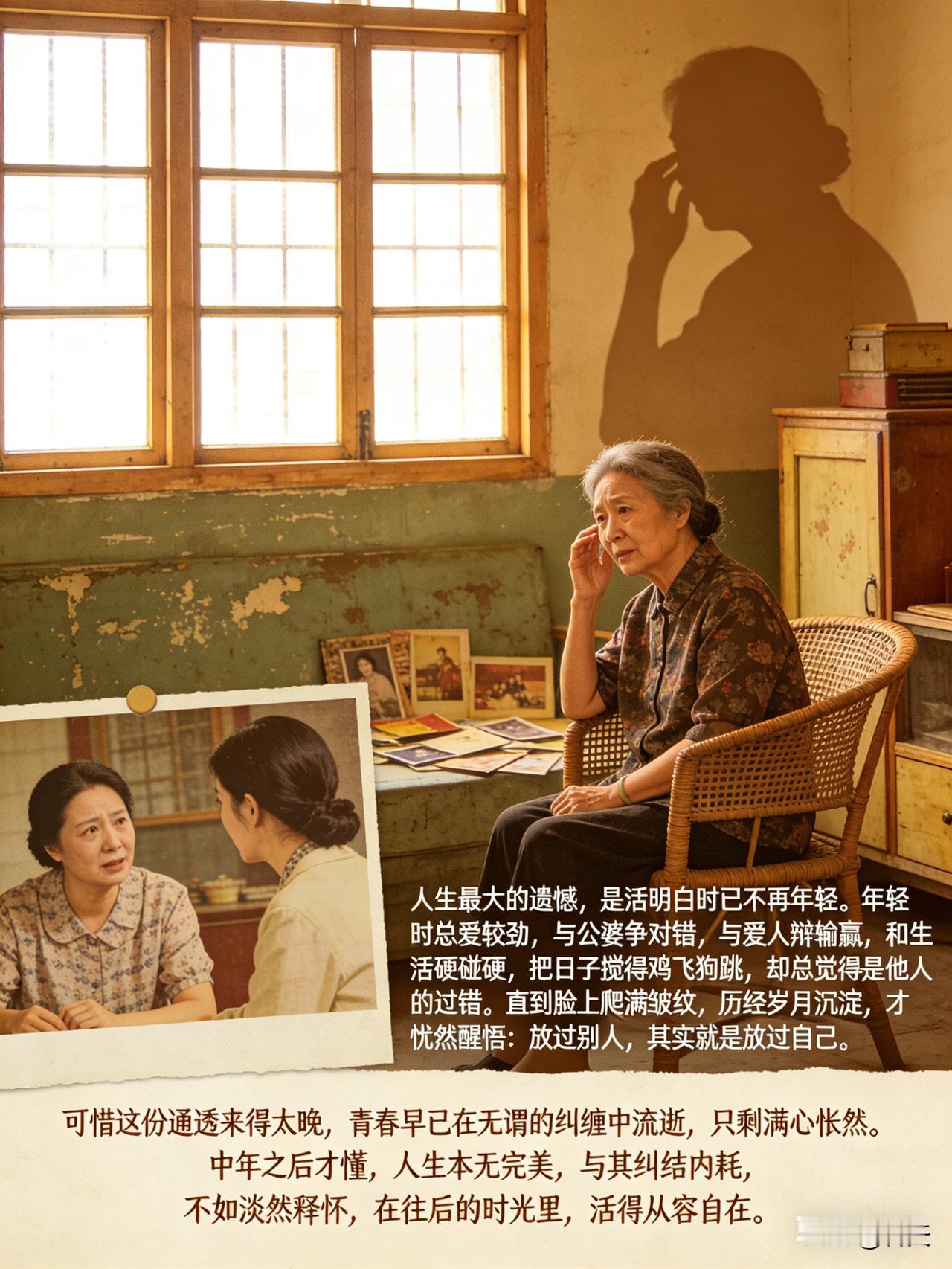 半生醒悟，方知从容
 
人生最大的遗憾，是活明白时已不再年轻。年轻时总爱较劲，与