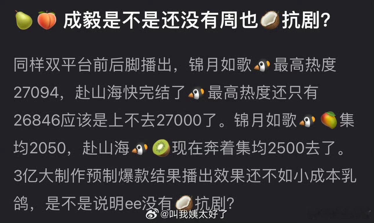 不知道谁要害这个小周也……我只知道之前粉丝为了帮赴山海抢锦月如歌的档期，骂我们也