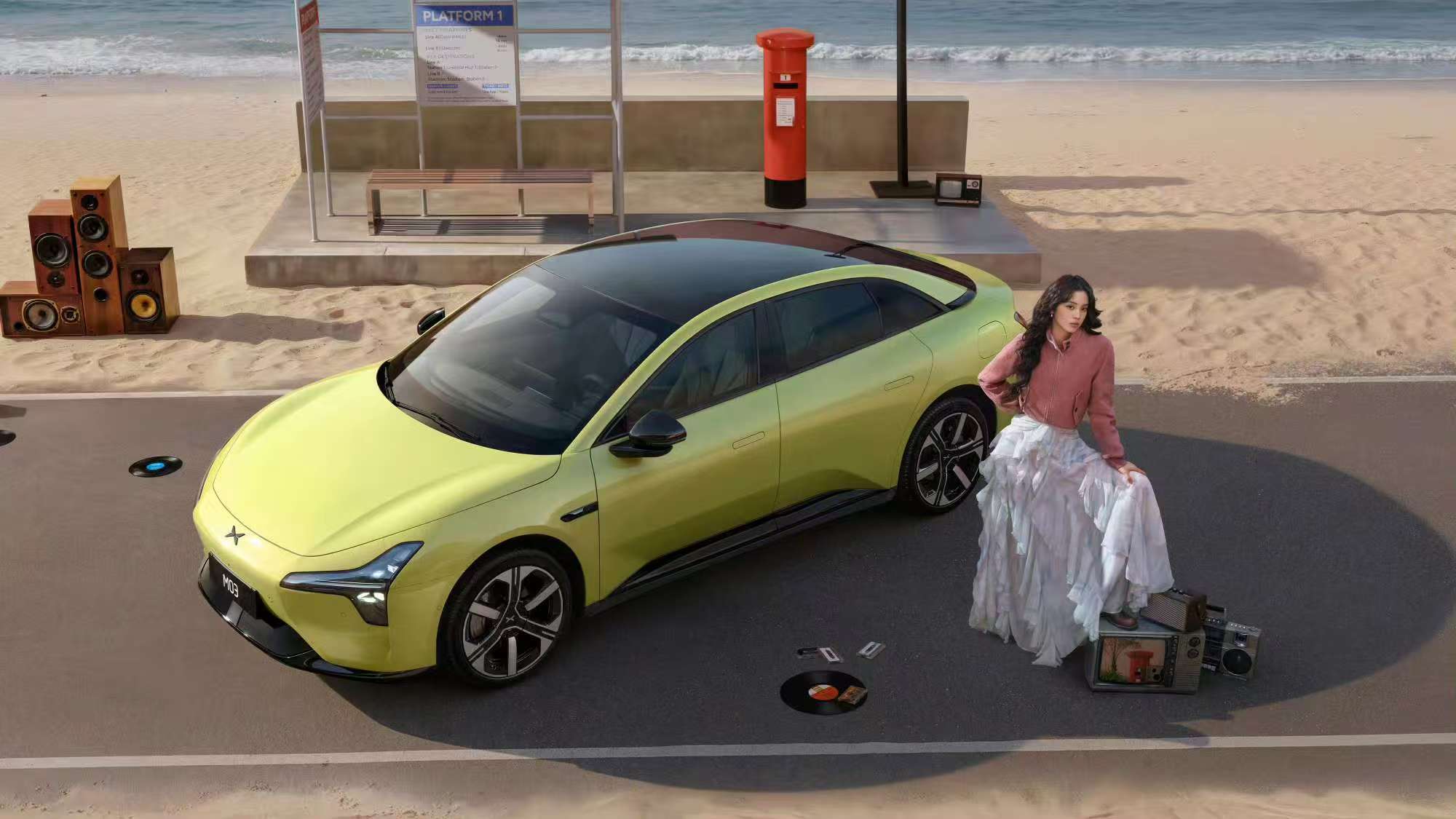 谁能拒绝一辆被欧阳娜娜“改造”过的车啊！小鹏MONA这次改款真的戳中我了，新颜色