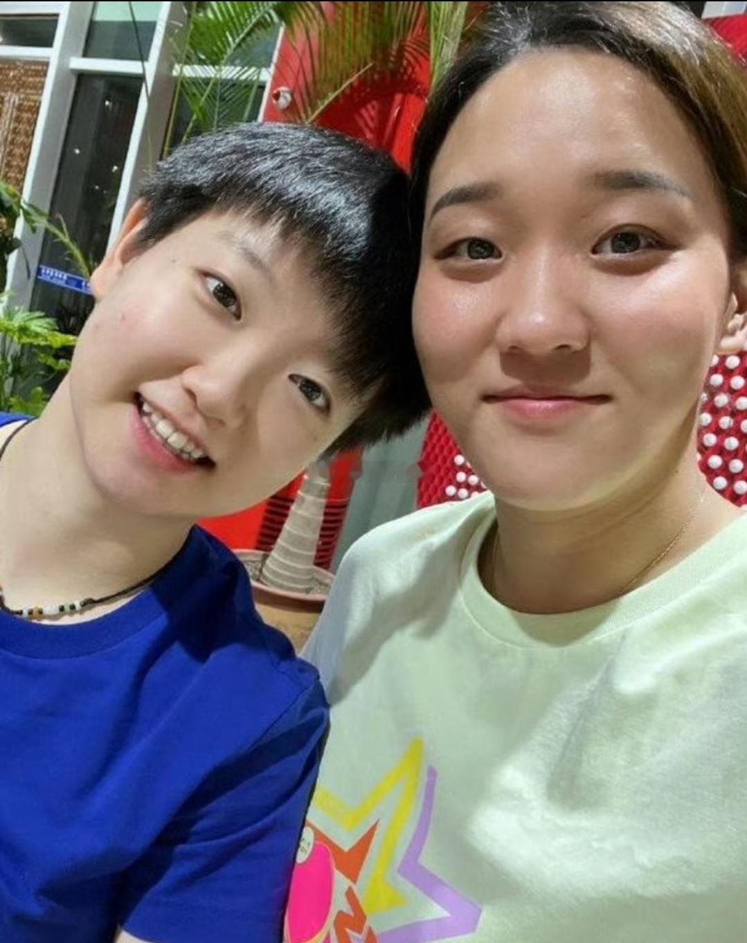 孙铭阳什么都知道，奥运之后怼黑子的时候就对她非常有好感孙颖莎祝福孙铭阳