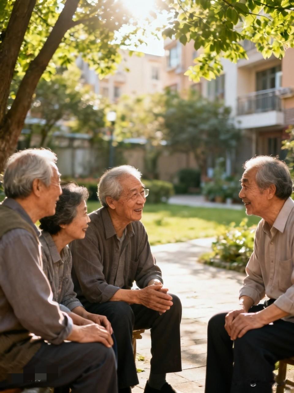 几个老朋友坐一块儿，聊起退休金咋花。

老张说：“我儿子说孙子上学需要学区房，我