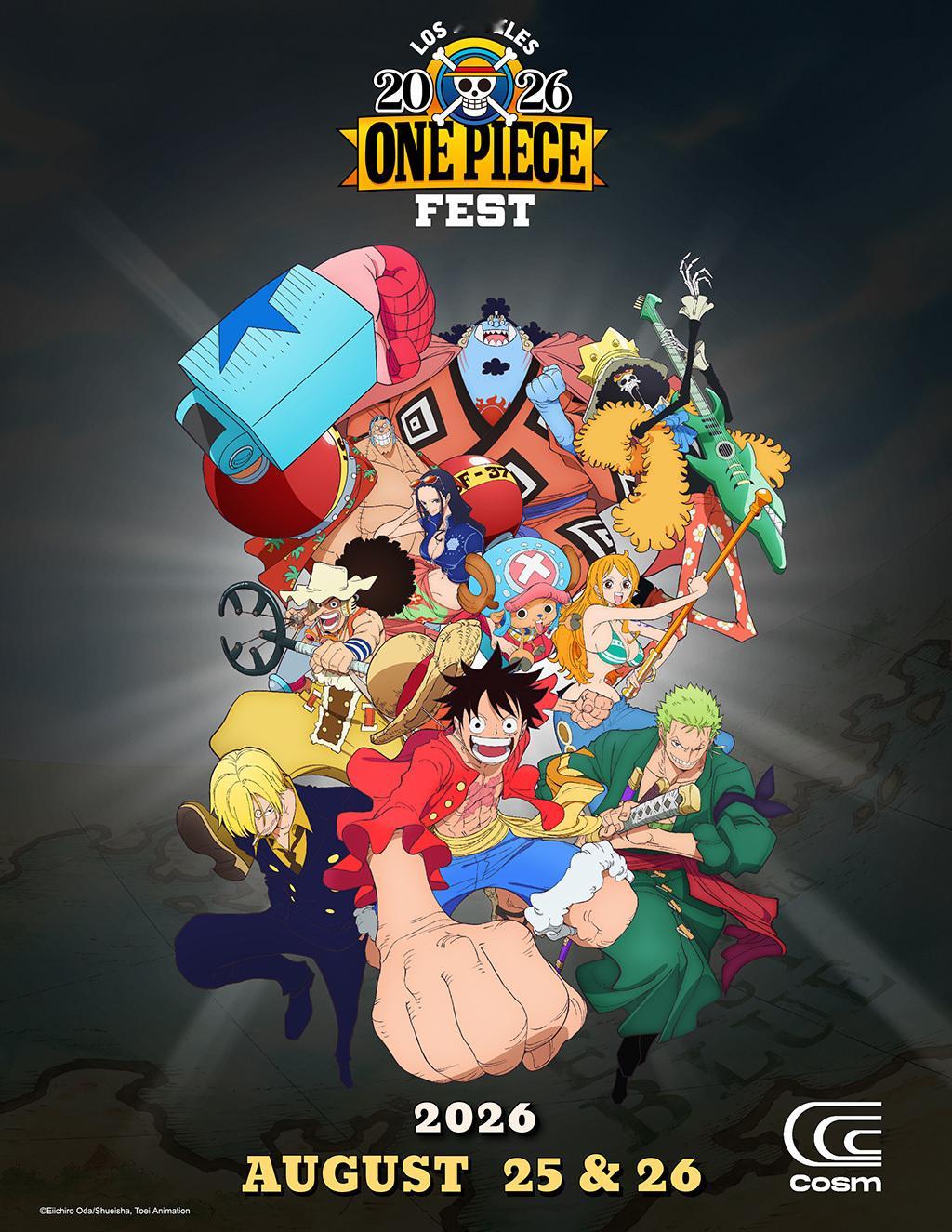 美国洛杉矶举办的首届ONE PIECE Fest海贼王粉丝节活动确定邀请主题曲演