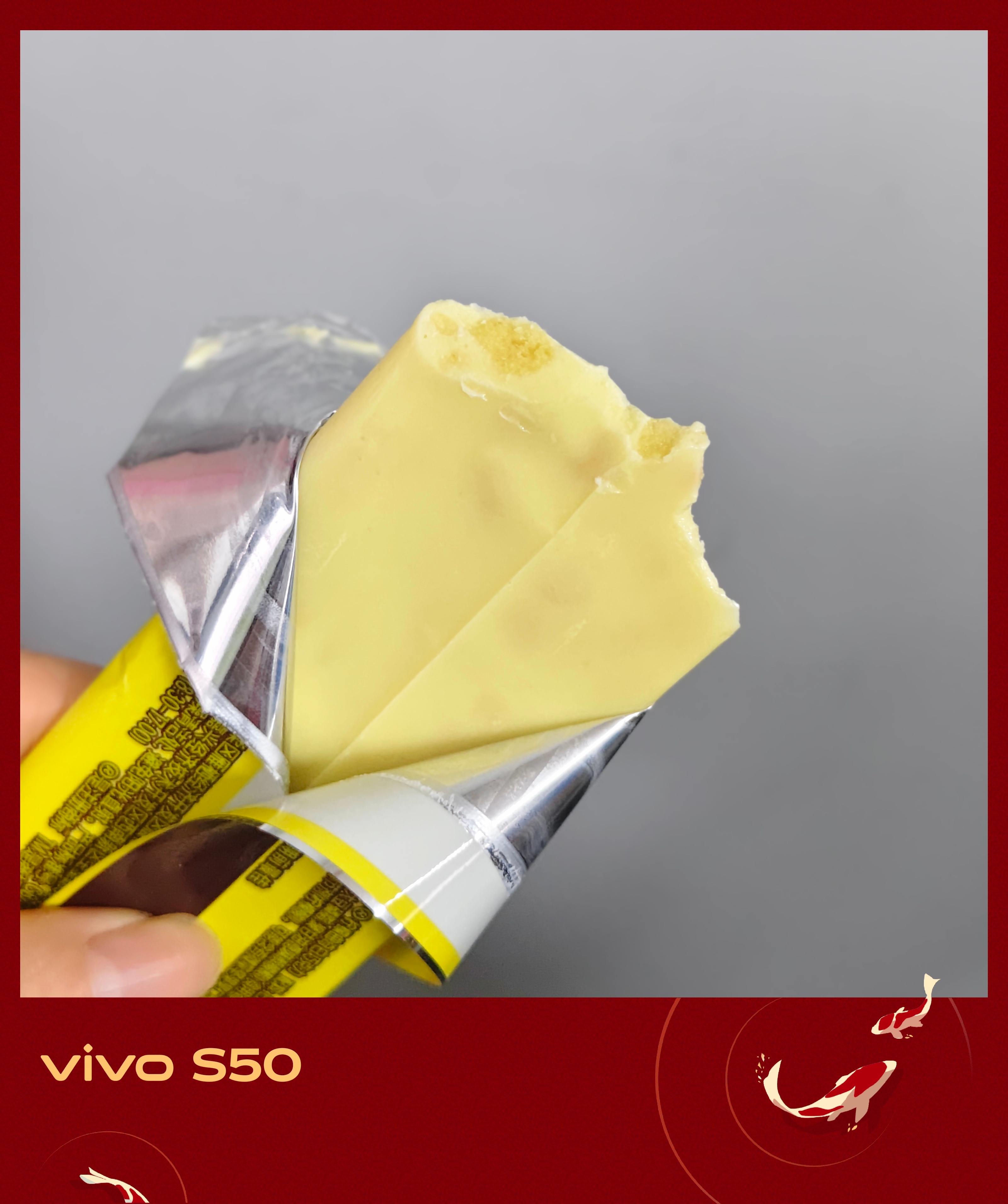 放口袋里捂化了，重新冻了一下依旧好吃，只可惜不能一节一节掰了