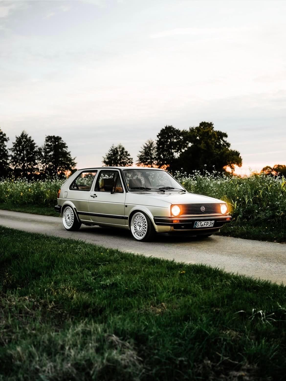 大众高尔夫mk2 内饰的织物座椅真迷人大众高尔夫大众