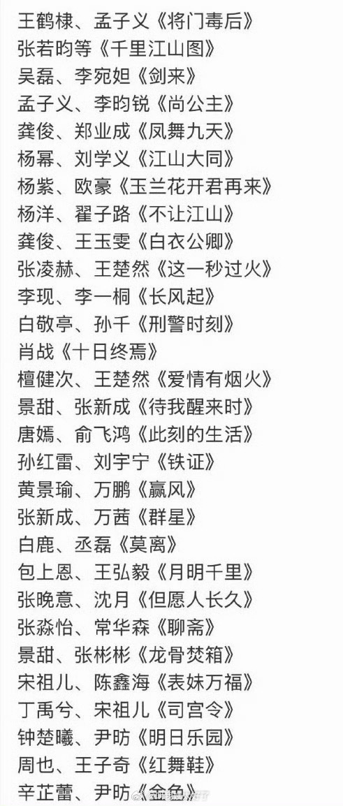 🐧6.24招商会大剧片单🈶，大家看好哪部剧？ 