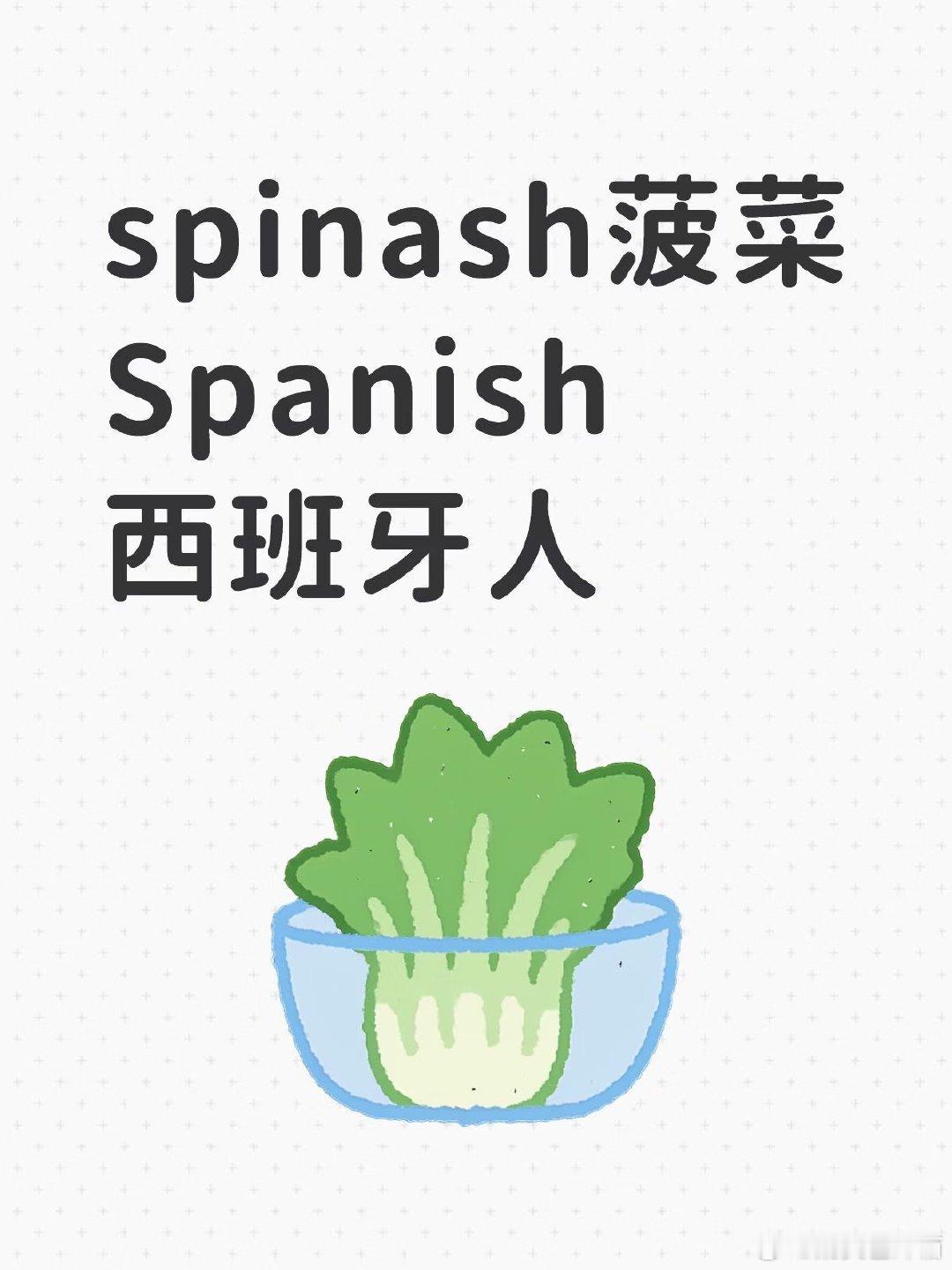 因为瞿颖盒马的菠菜都标上英文了因为姐又学会了两个单词哈哈哈哈 