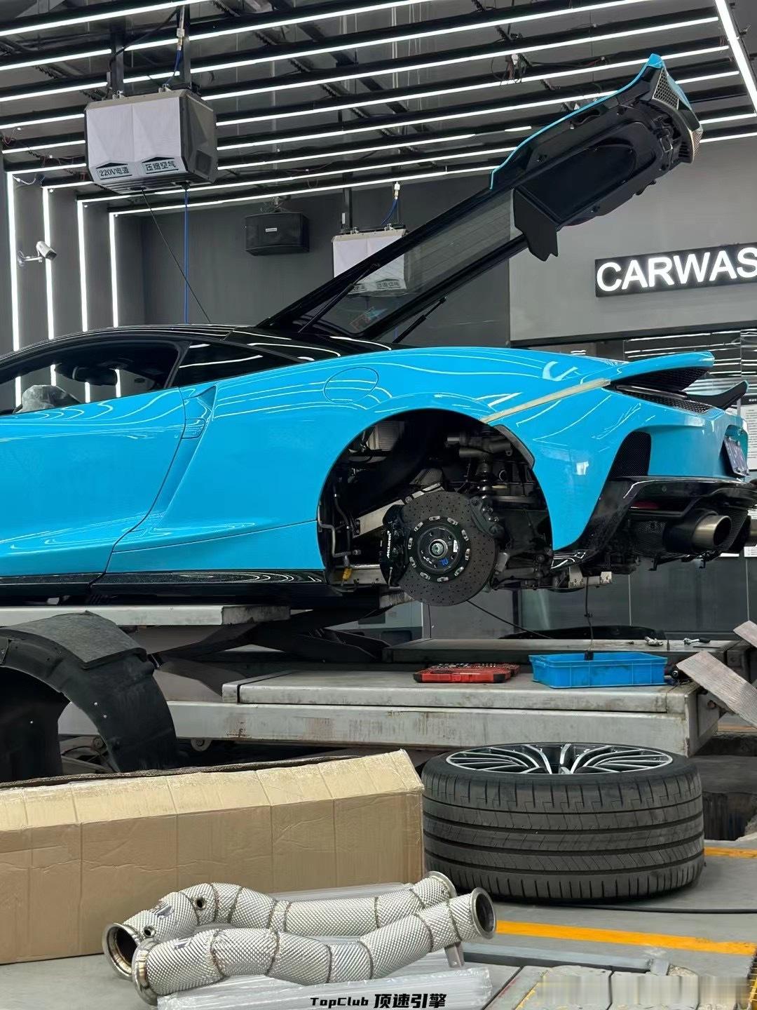 McLaren 迈凯伦 GT 升级CSK隔热竞技直通头段 ⬆️ ​​​