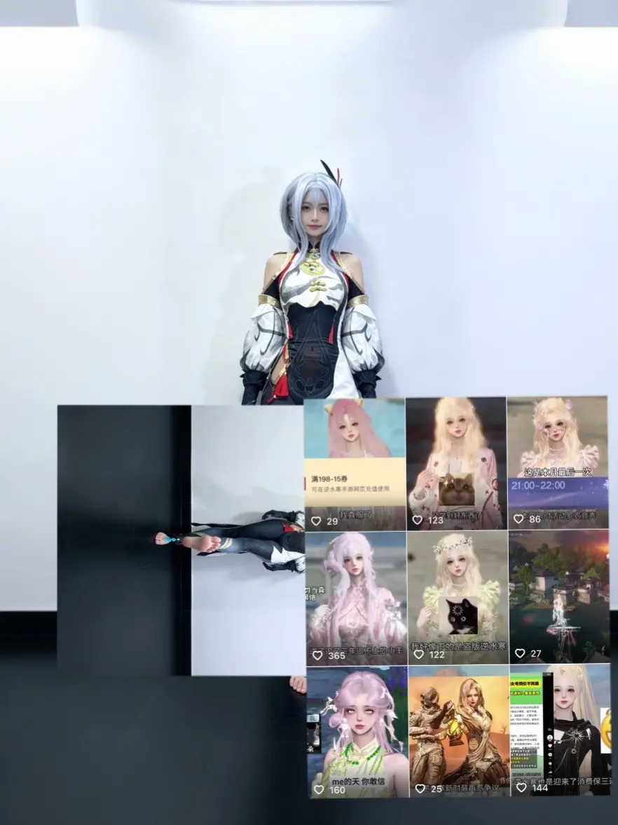 小唯演绎挑战。小唯演绎挑战  申鹤cos