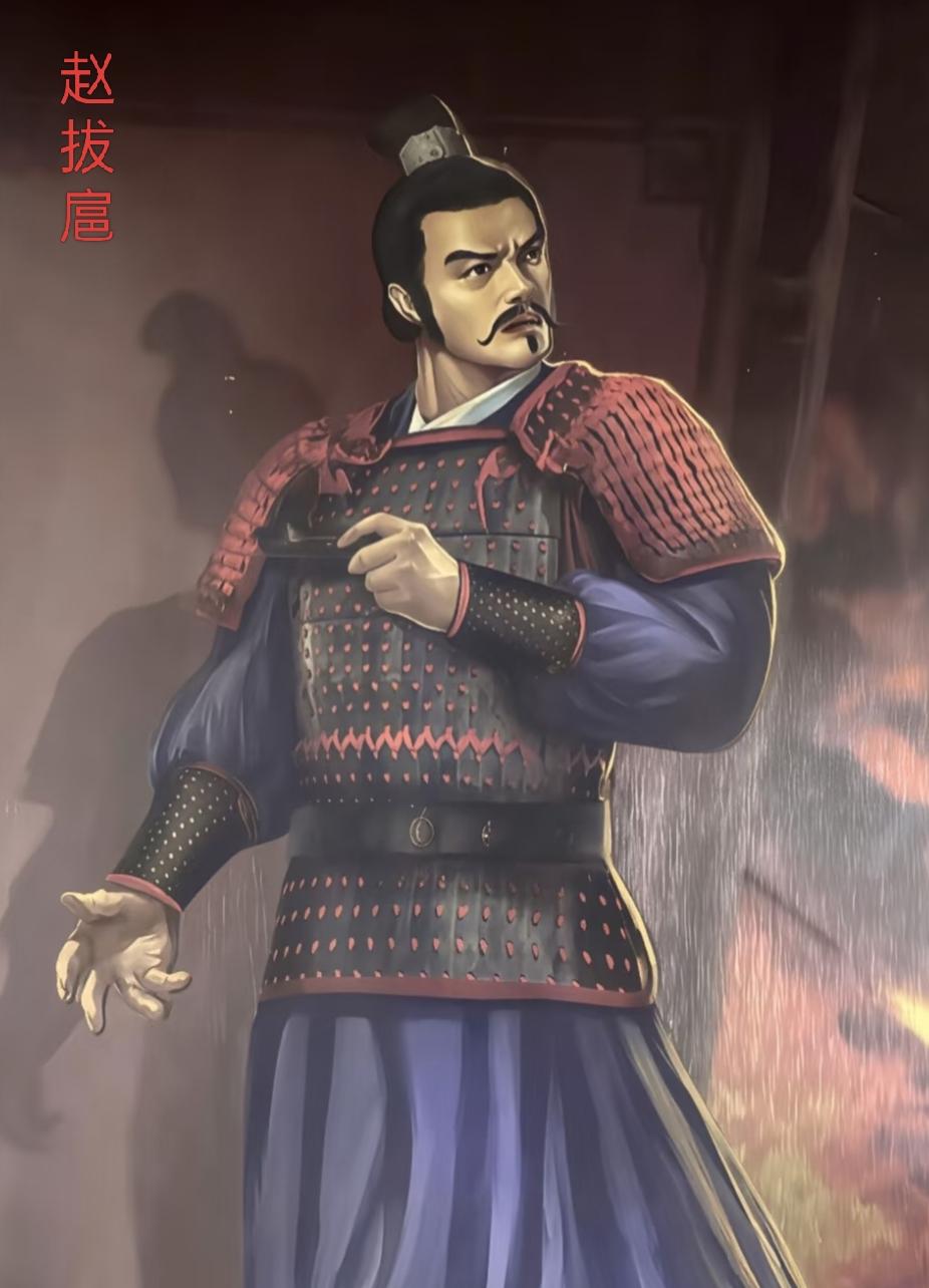 赵拔扈，是南朝梁时期的一位将领，在历史记载中主要活跃于南朝梁末年的动荡之际，尤其