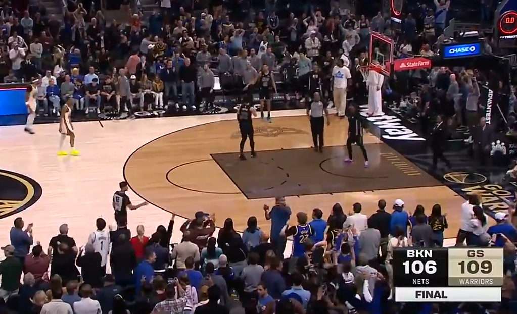 勇士109-106险胜篮网，取得两连胜。 