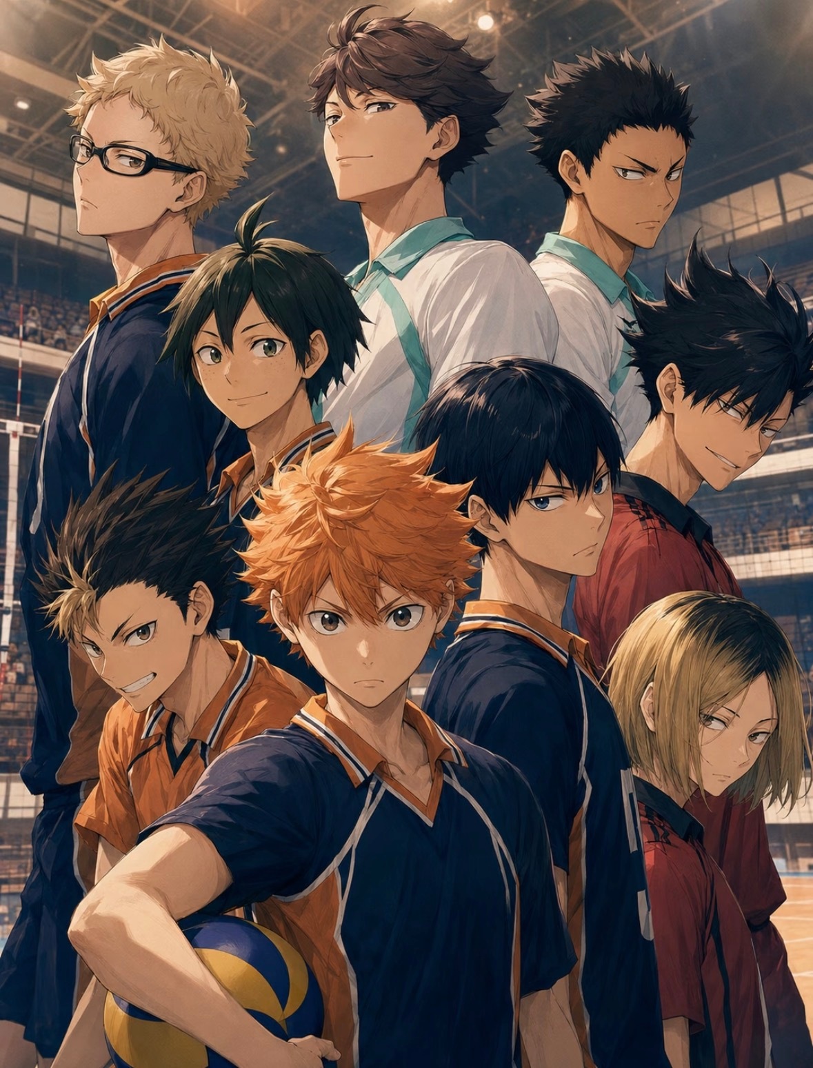排球少年系列海报，青春热血感直接拉满！🏐不是每一次起跳都能得分， 但每一次起跳