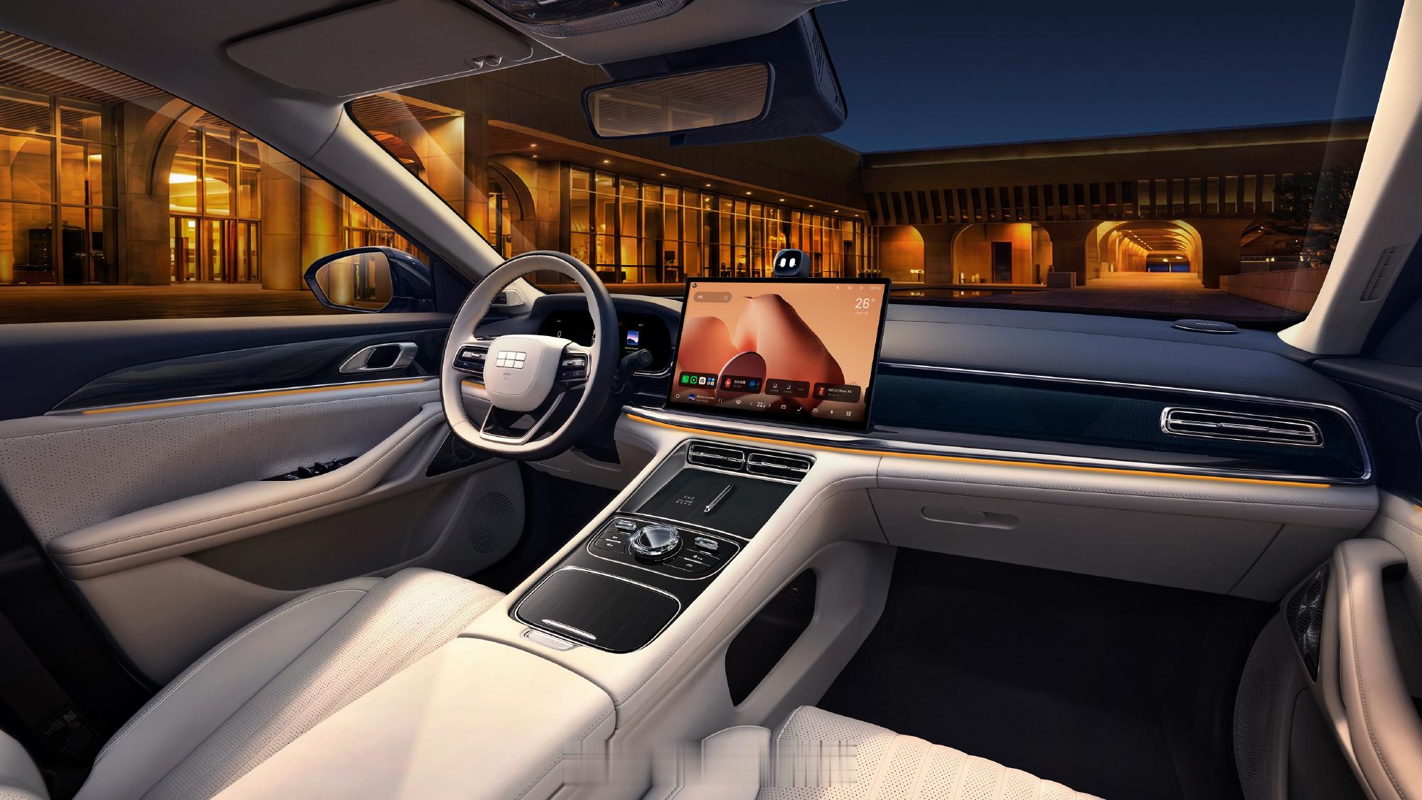 全球首款2L级四驱豪华电混轿车吉利银河星耀7官图发布，官方打出的"54321"组