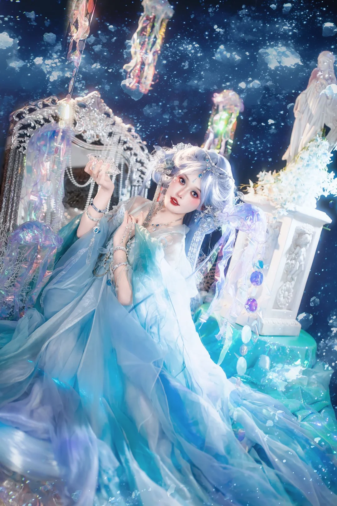 7XX绘梦女摄|奇幻风汉服人鱼公主