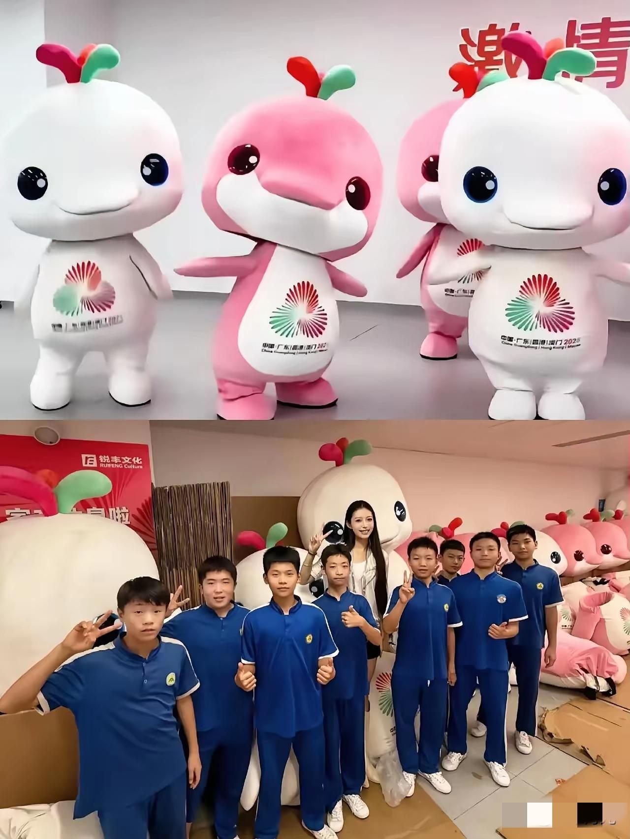 不是我说，
广州全运会开幕式，
是哪个天才想出来的，让十三四岁的小孩来做吉祥物的