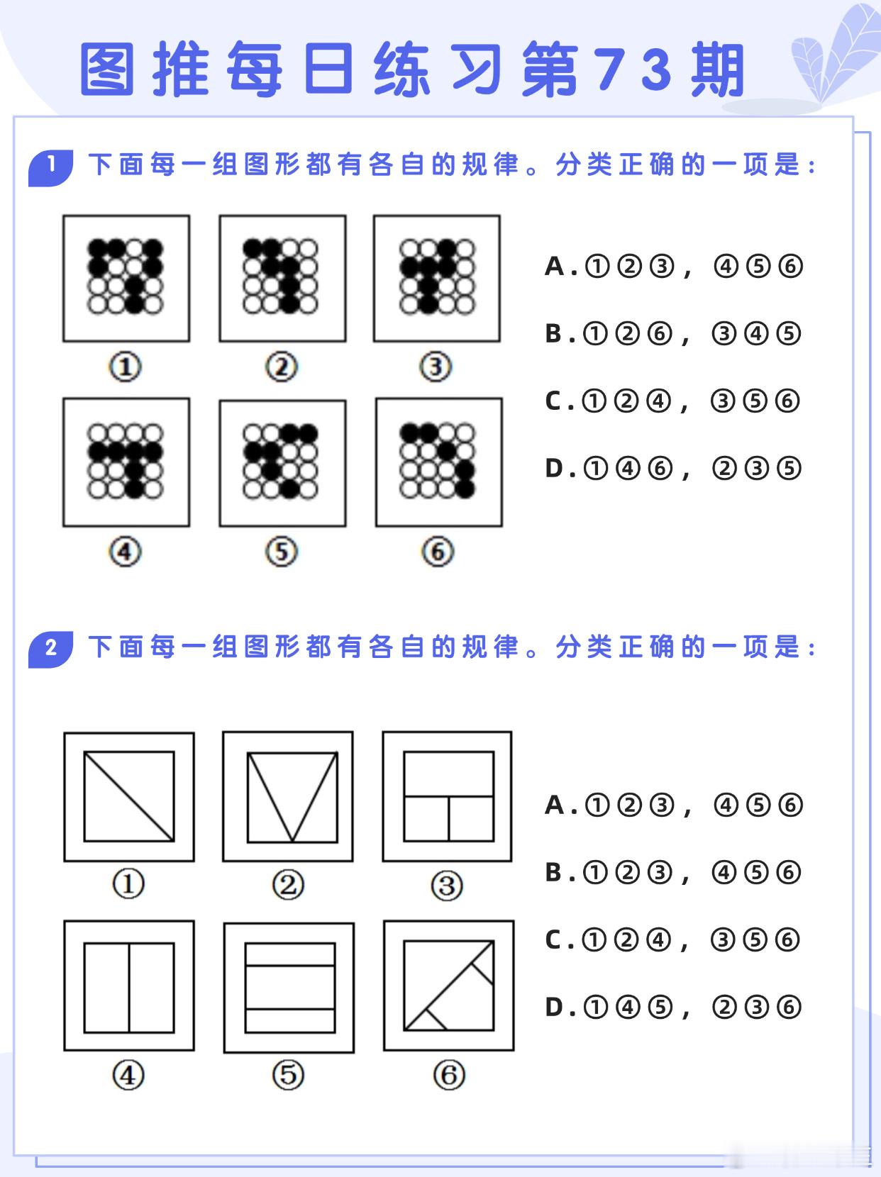 图推类比每日练习第73期图推难度：☆☆☆类比难度：☆☆☆  