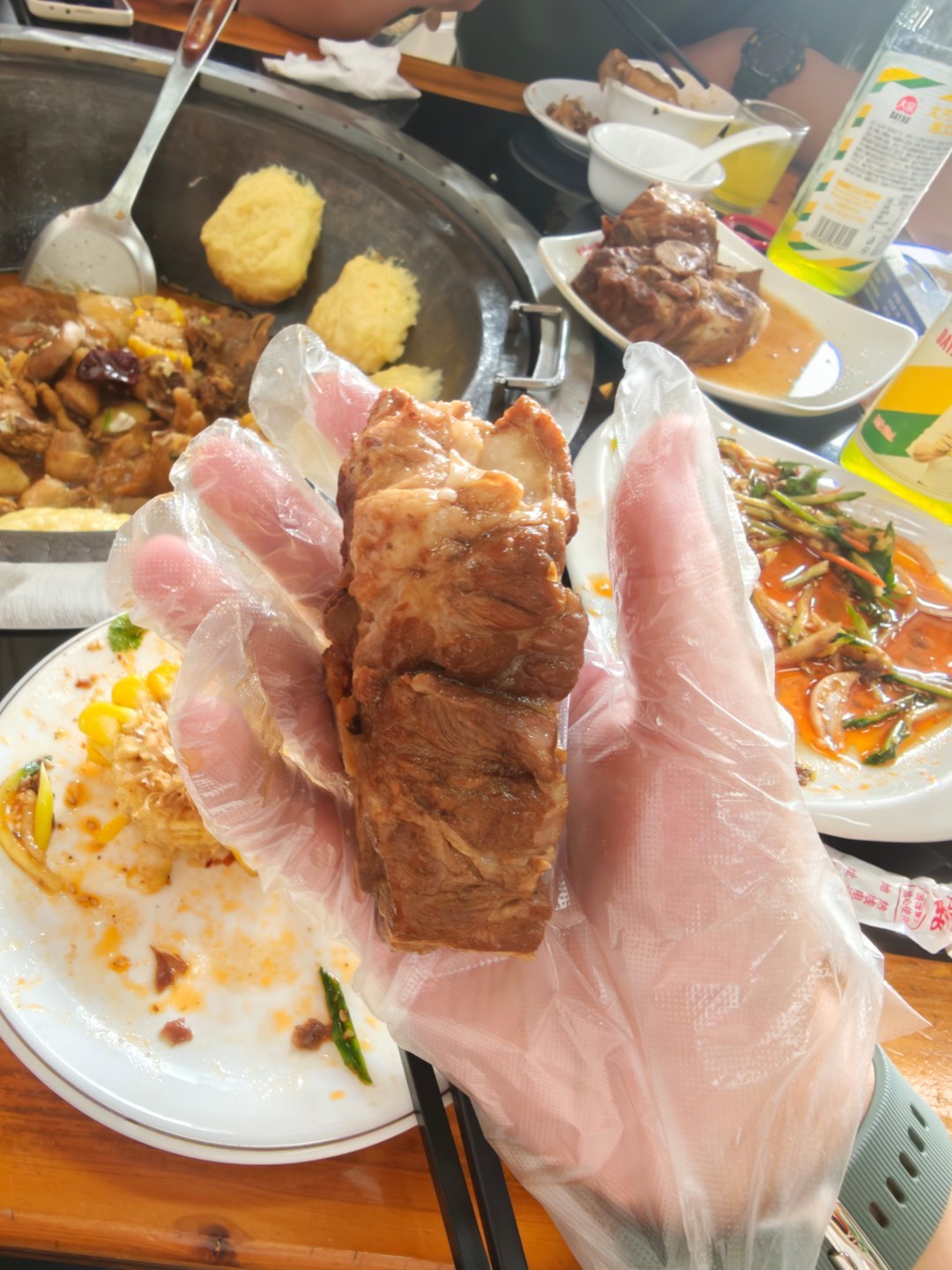 这东北酱大骨。。。。体积正常吗，18 