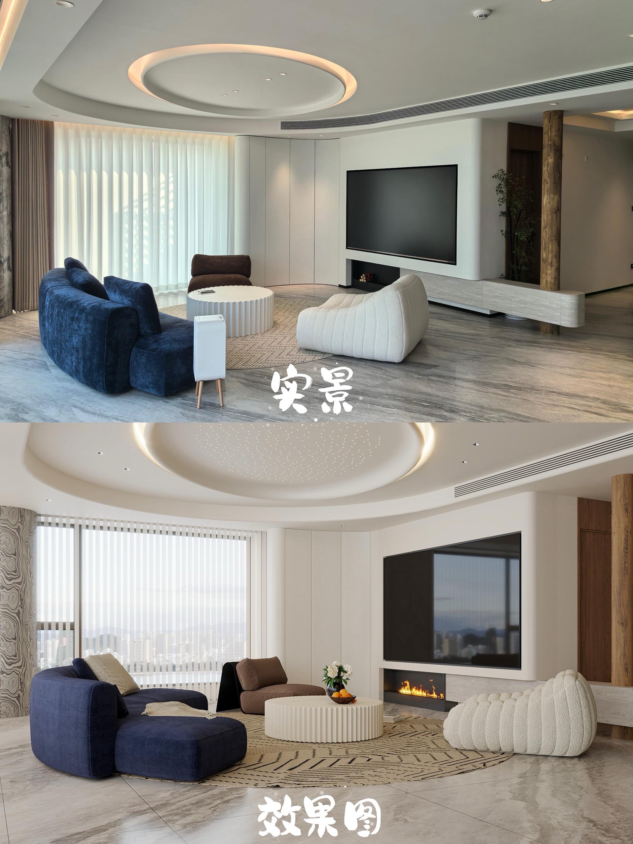 山东烟台190㎡·精装房改造·落地实拍。