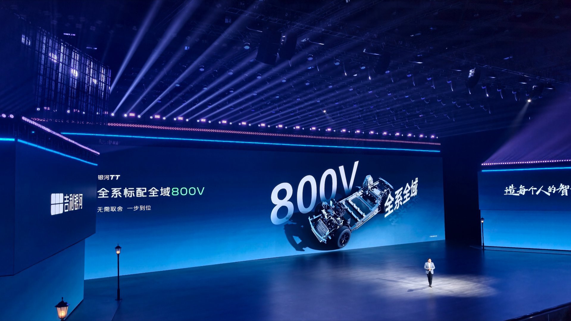 可以说，难逢棋手！全系800V，640km，C级尺寸，前双叉臂后五连杆，高阶智驾