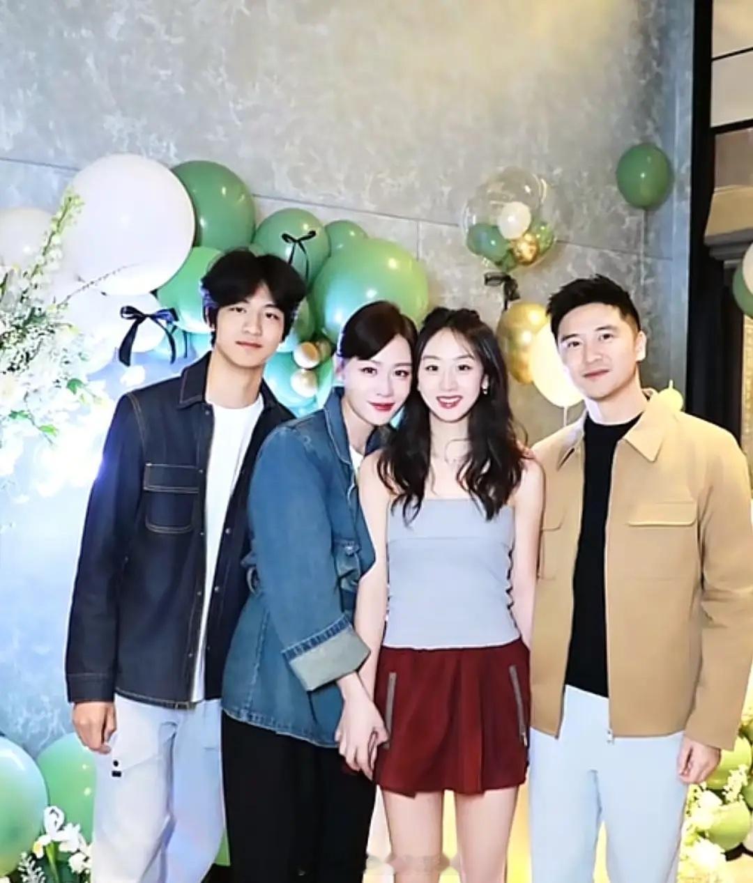 叶一茜给女儿办18岁生日宴，森碟穿抹胸很娇俏，房间曝光很少女心！ 