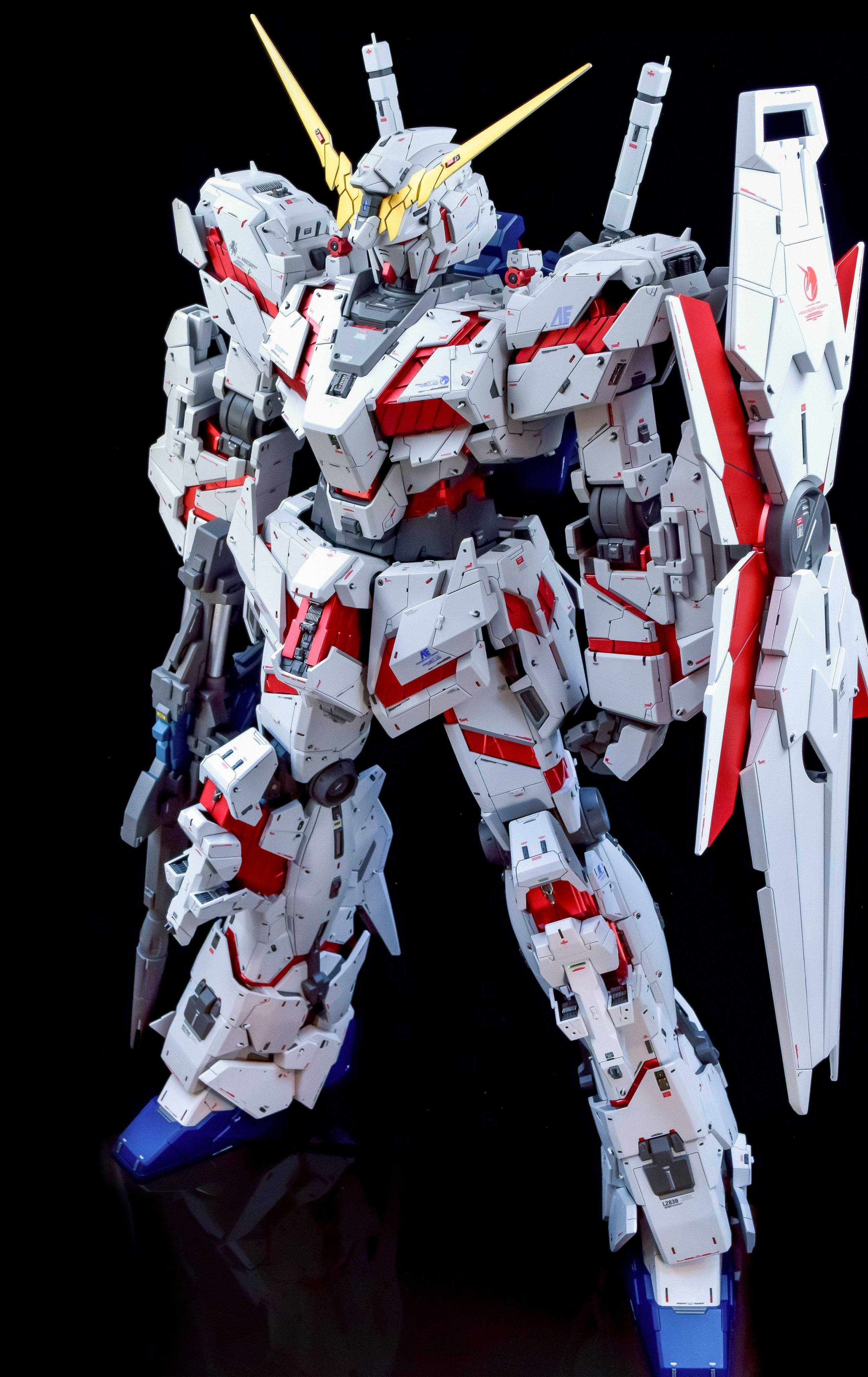 タガタメクリエイティブ新作MegaSize 1/48 独角兽高达完成！高达模型[
