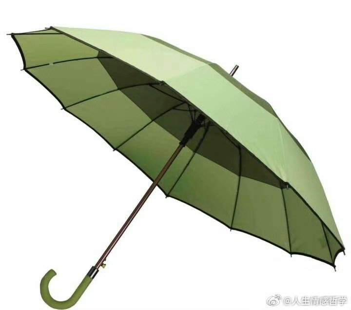 很喜欢这句话：跟雨伞学做人，你不为别人挡风遮雨，谁会把你高高举在头上！  