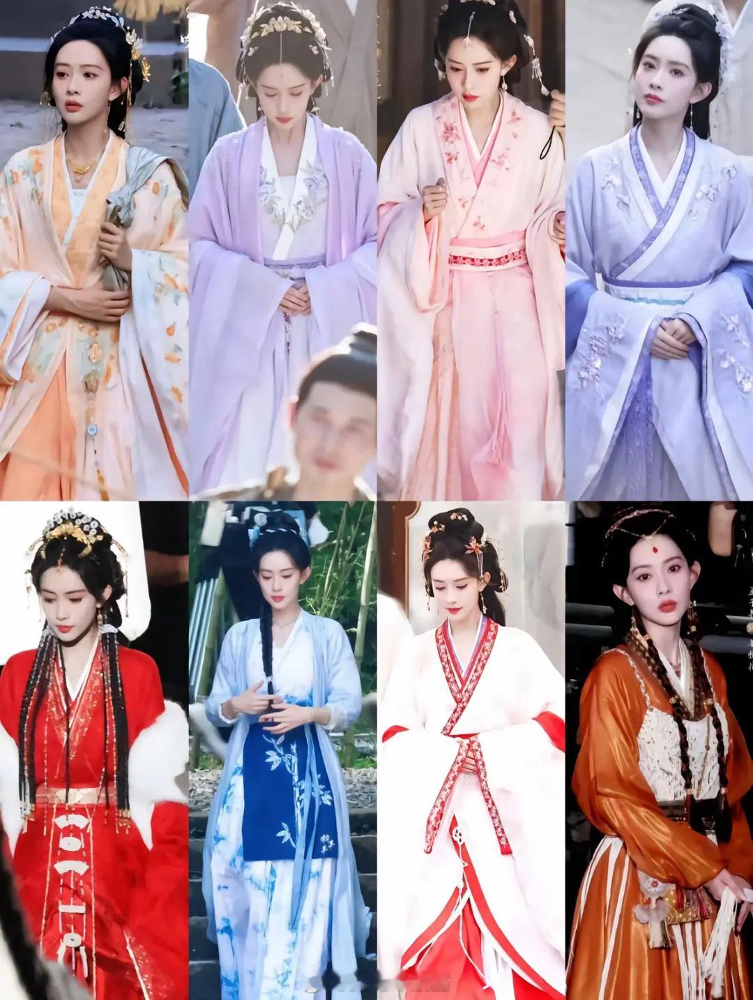 好多衣服啊，这是个有钱的S级剧组，女主比九重紫的待遇好太多了。 ​​​