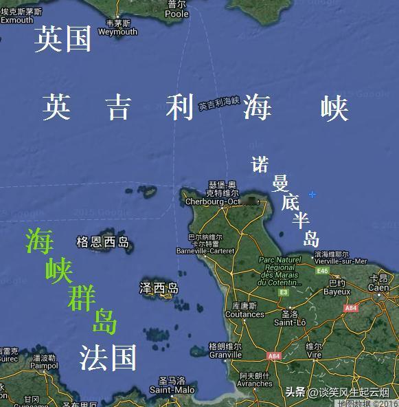 海峡群岛是法国现在的痛！

近在咫尺的海峡群岛，属于英国领土，而不属于法国，这得