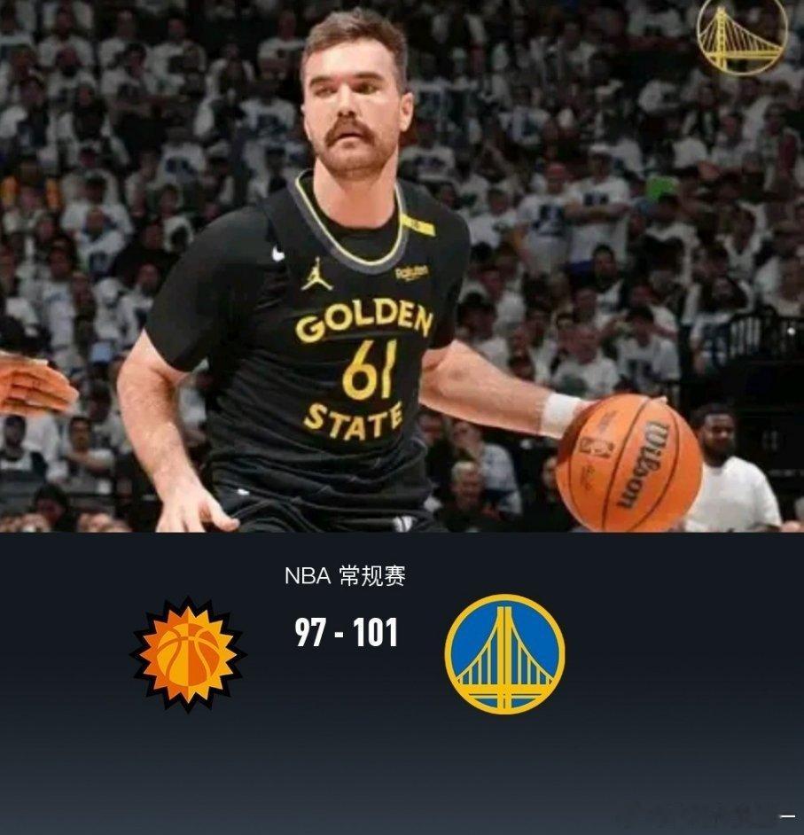 勇士逆转太阳勇士101-97末节逆转太阳，斯宾塞20+6，桑托斯18分，狄龙24