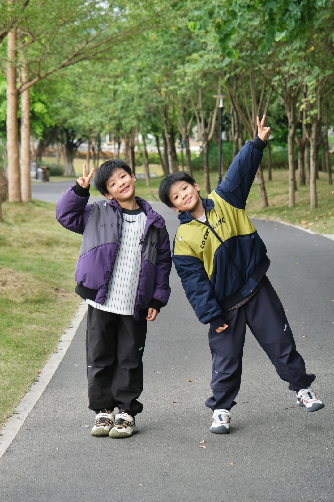 8岁儿子的秋冬出游look🍁