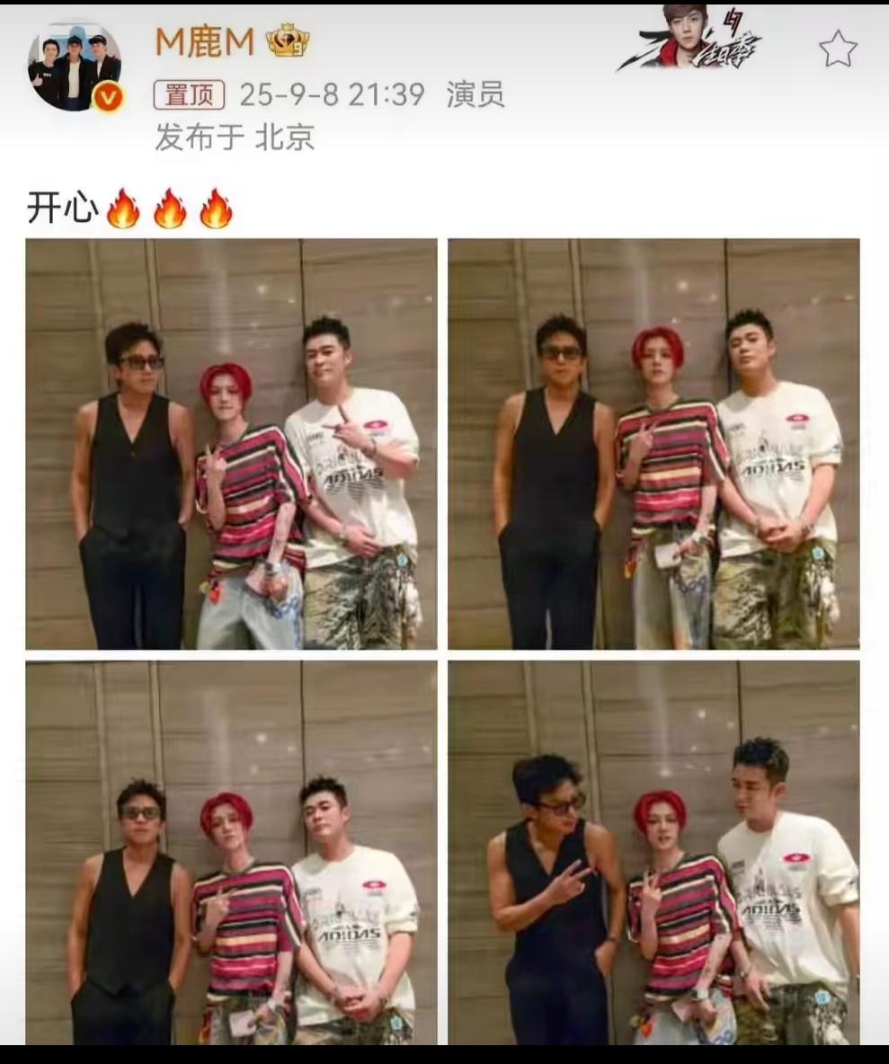 李晨处境太戳心
鹿晗演唱会李晨专门去捧场，本是兄弟间的暖心场面，可后续合照却让网