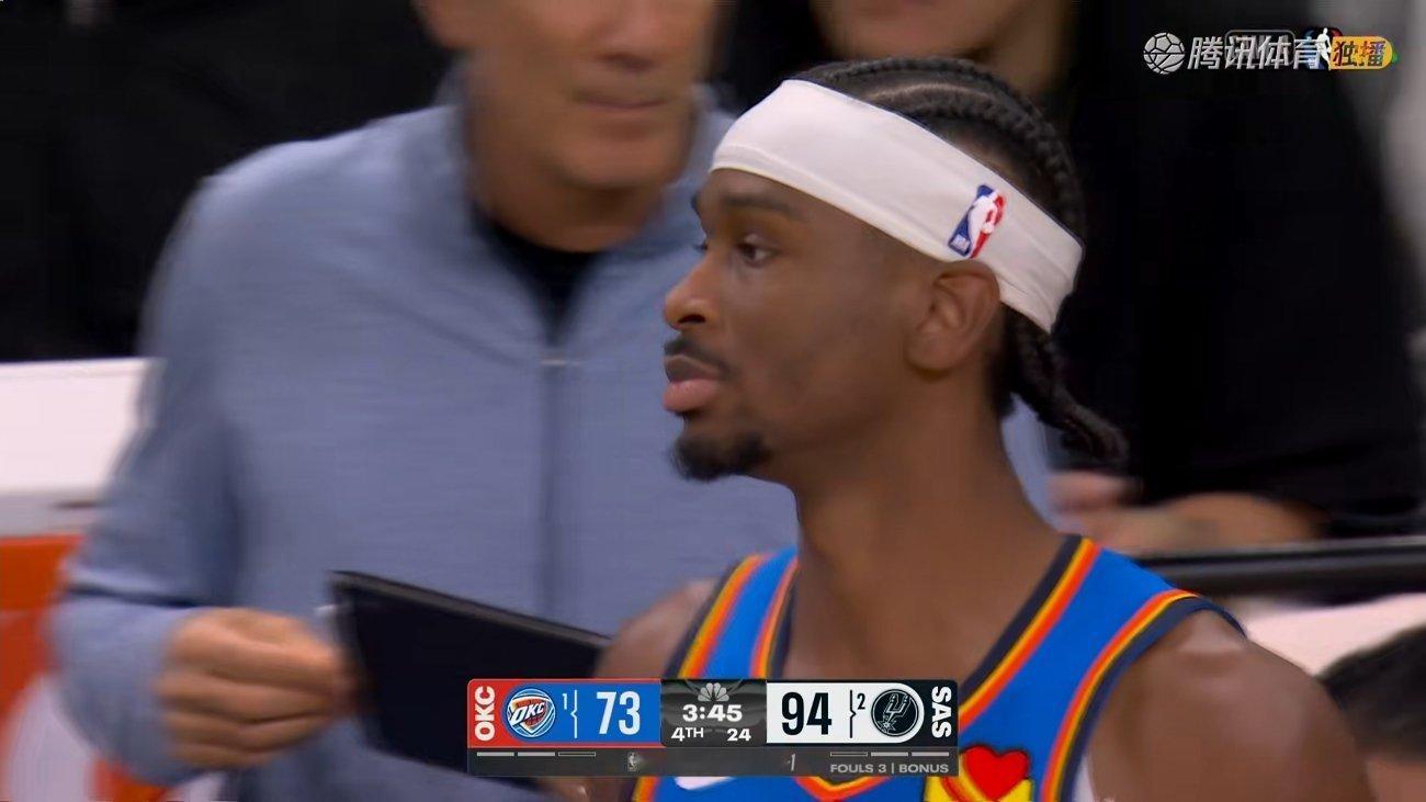 亚历山大末节没有登场！这轮系列赛要进入天王山了雷霆vs马刺NBA