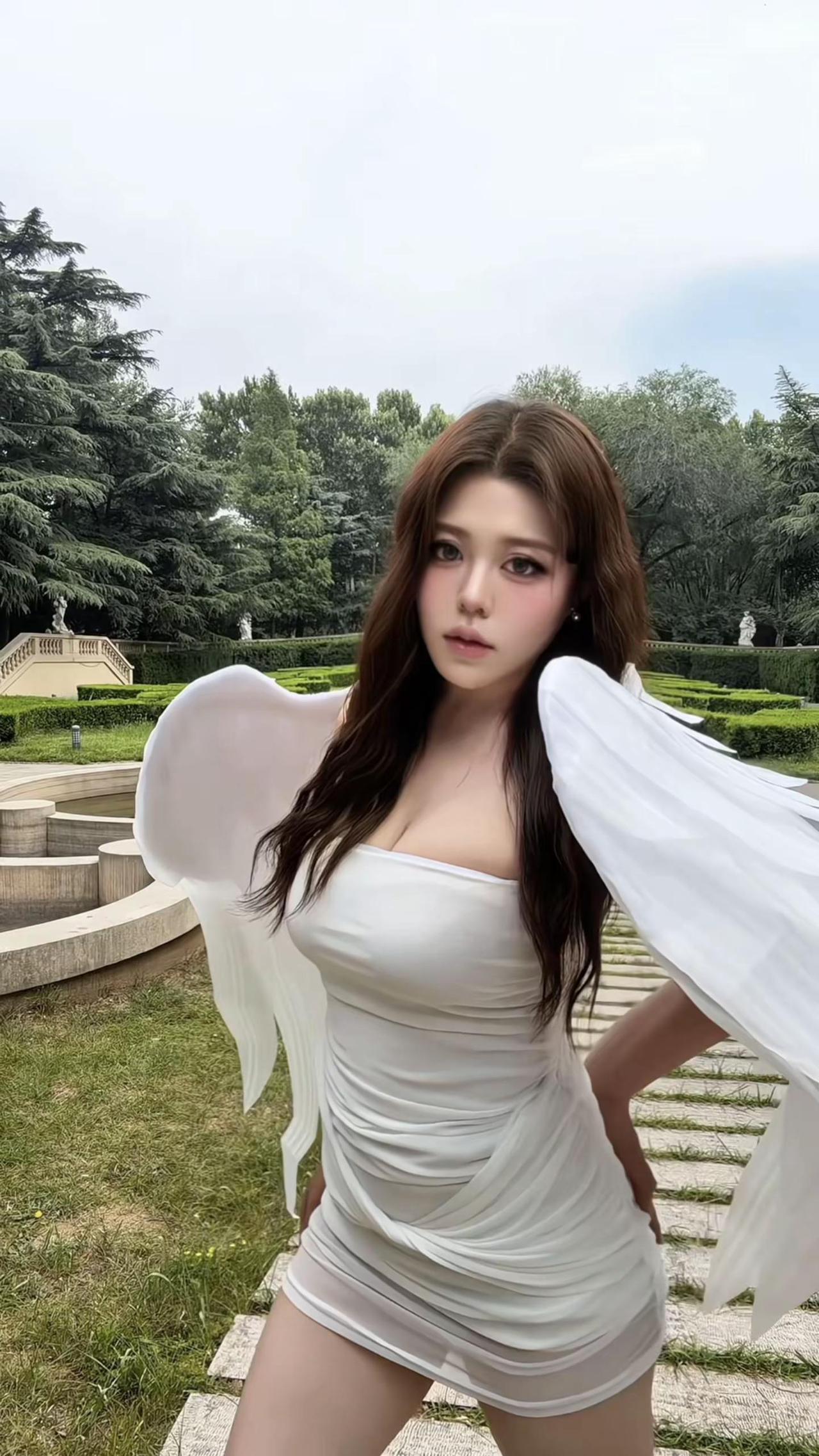 光绕过你天使般的脸天使
