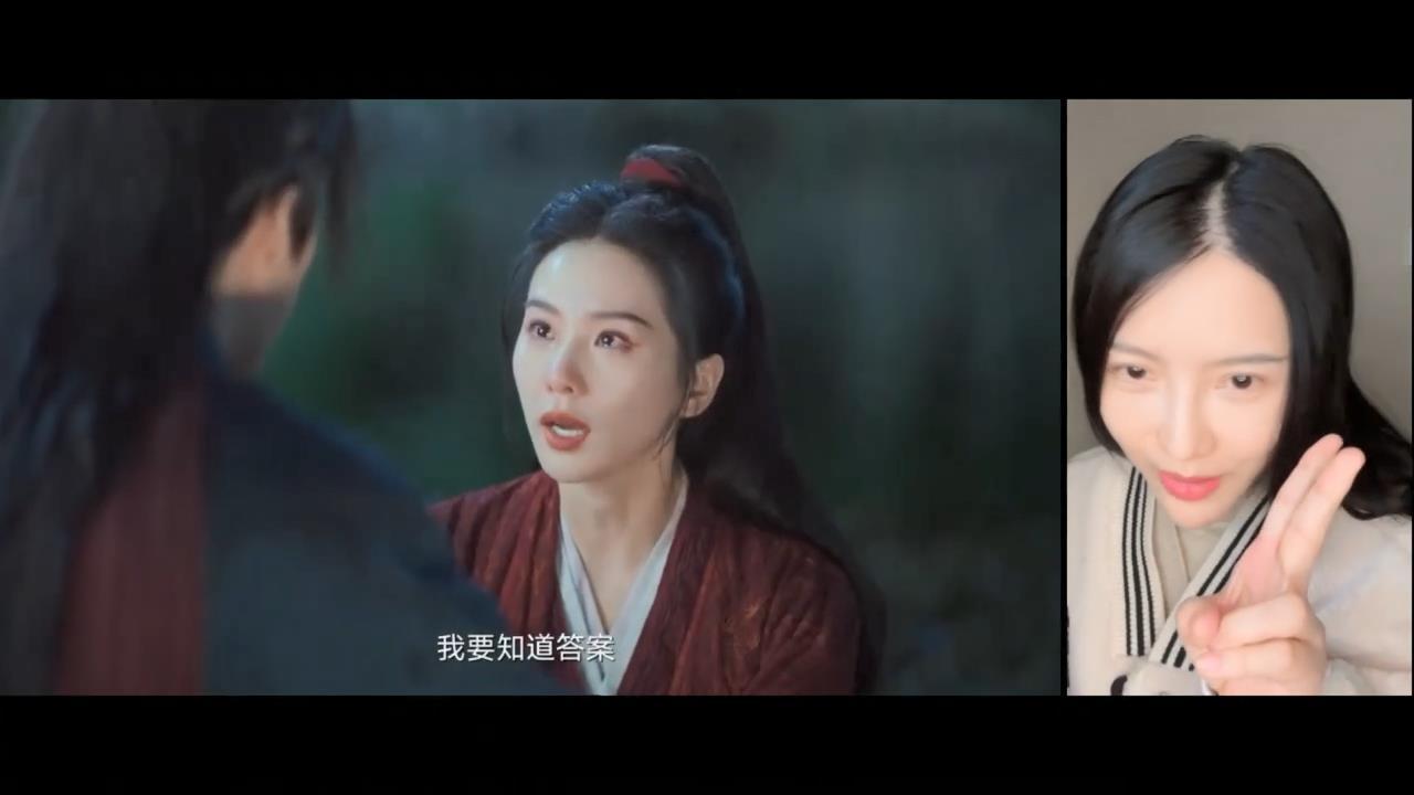 和张芷溪一起看《一念关山》，听她大赞刘诗诗红衣白衣都好看，还提到了当年自己凭借甄
