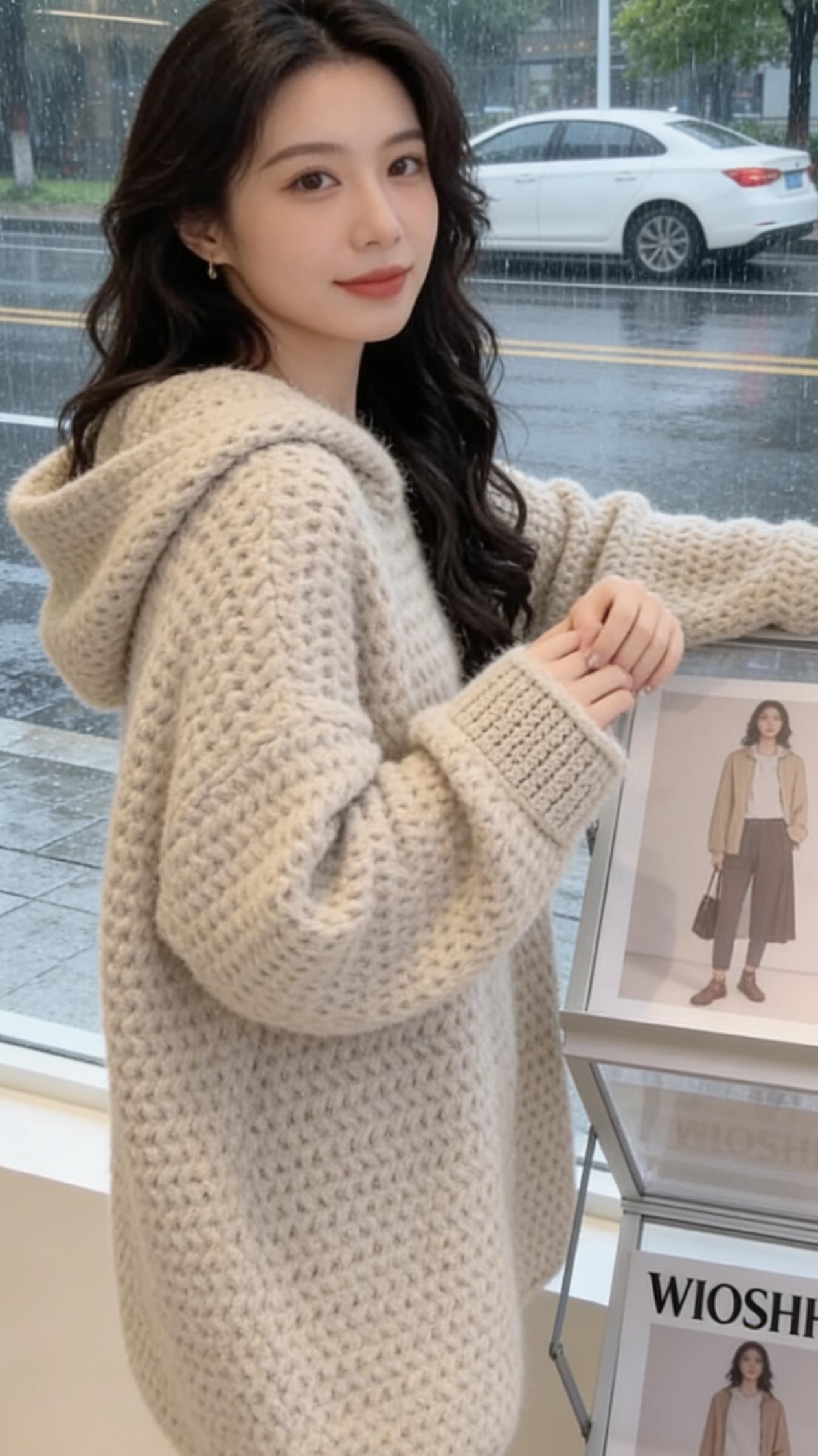 韩系穿搭 小个子穿搭 温柔穿搭 每日分享 时尚毛衣